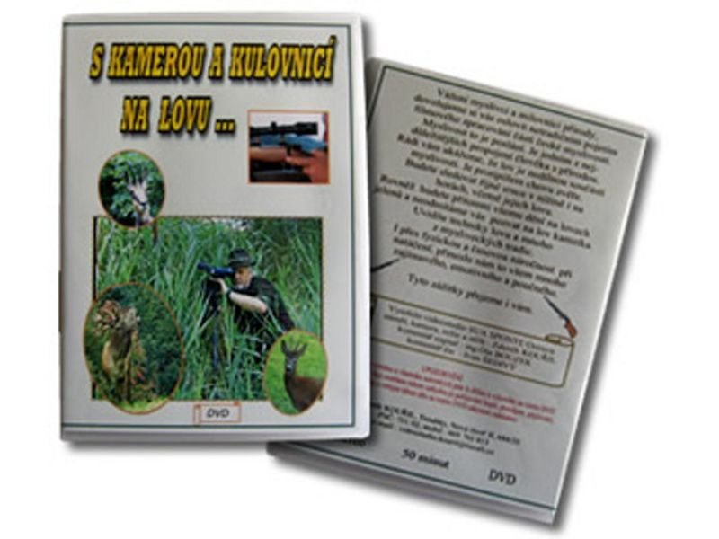 DVD - S kamerou a guľovnicou na love ODIMON Poľovnícke potreby