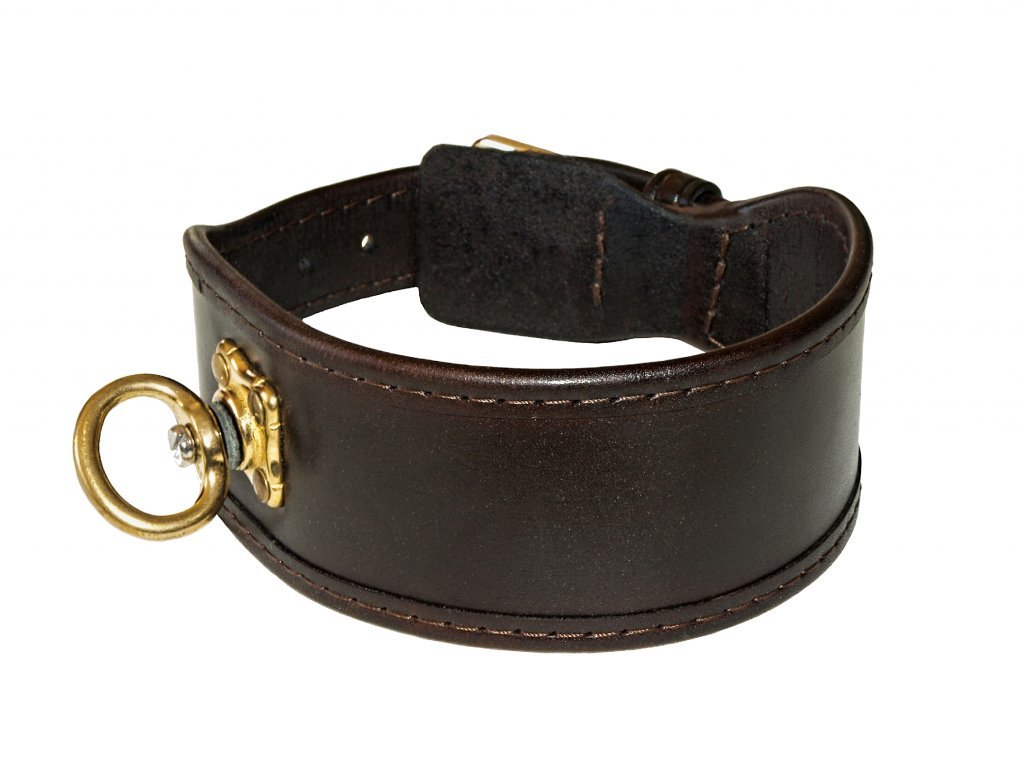 Farb.obojok podšitý tenkou kožou s podloženou sponou dl.55cm ZUBÍČEK Poľovnícke potreby