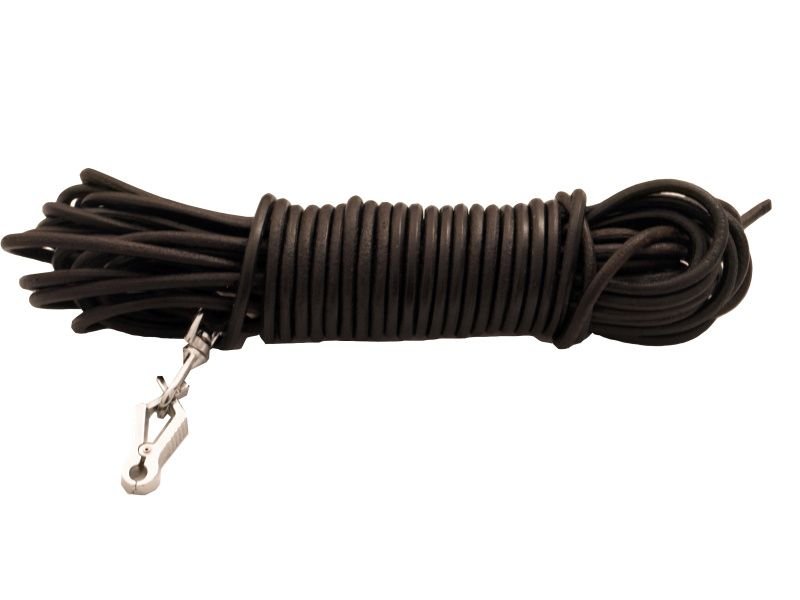 Farbiarska šnúra guľatá 4mm ukončená karabinou ZUBÍČEK Poľovnícke potreby