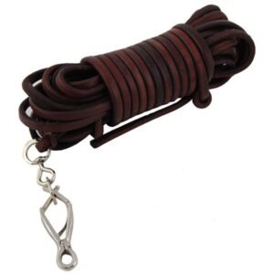 Farbiarska šnúra guľatá/oválna 6mm ukončená karab.Sprenger ZUBÍČEK Poľovnícke potreby