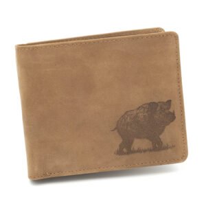 Kožená peňaženka TETRAO diviak ležatá TETRAO Poľovnícke potreby