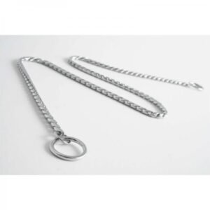 Obojok retiazkový DeLuxe strieborný