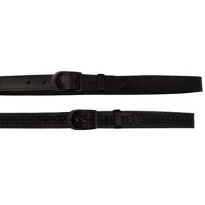 Opasok čierny šírka 3cm - zdobený ZUBÍČEK Poľovnícke potreby