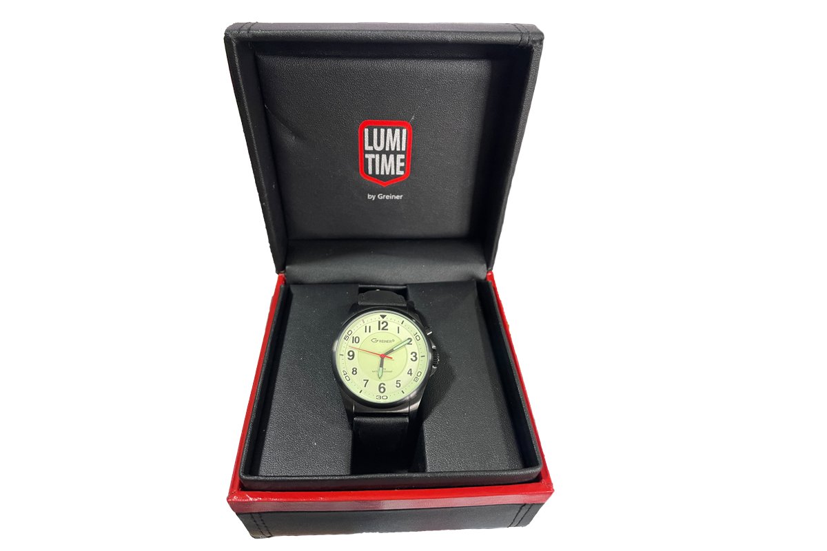 Poľovnícke hodinky Greiner kožený remienok/bez motívu Greiner Poľovnícke potreby