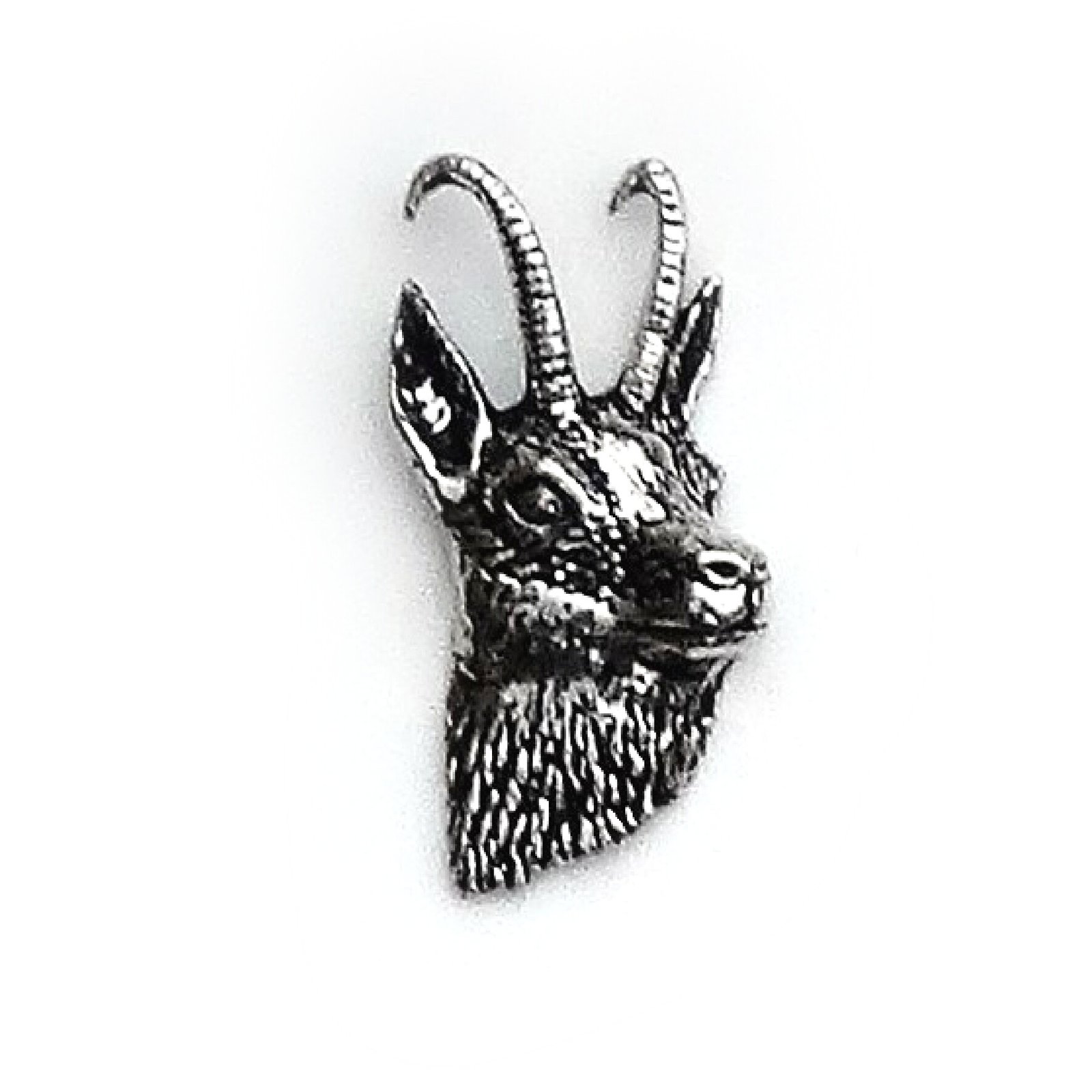 Poľovnícky odznak kamzík hlava Brown Poľovnícke potreby