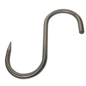 S-Hák nerezová oceľ na zver 8 x 160 mm Mannser Poľovnícke potreby