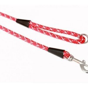 Vodítko lano reflexné 10 mm x 150 cm červené Dogtrace Poľovnícke potreby