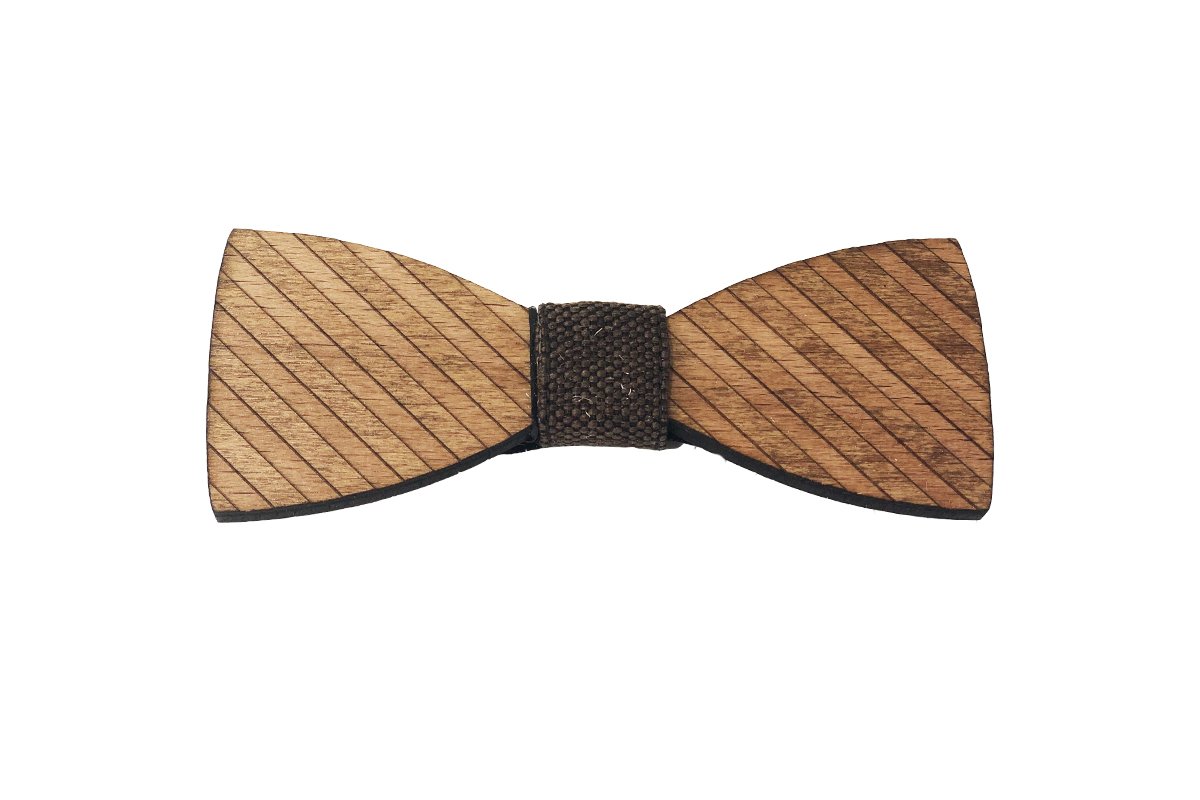 Drevený motýlik ELEGANCE - svetlohnedý ODIMON Poľovnícke potreby